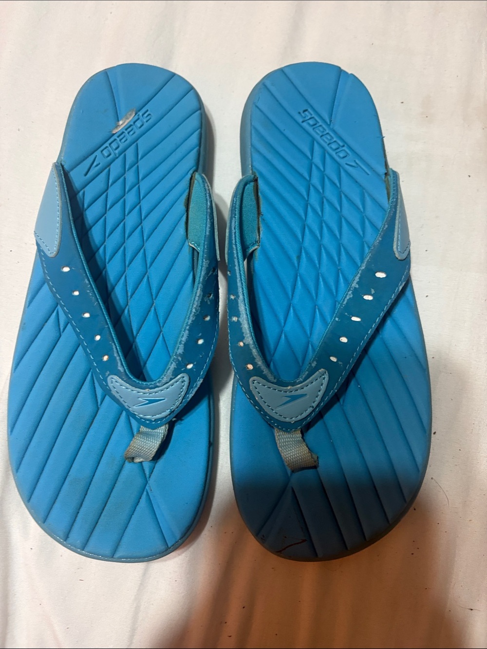 Speedo Men’s Bright Blue Foam Flip Flops - Sporty Thong Sandals